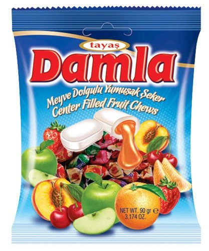 DAMLA PUHA KARAMELL GYÜM.MIX ÍZŰ TT. 90G