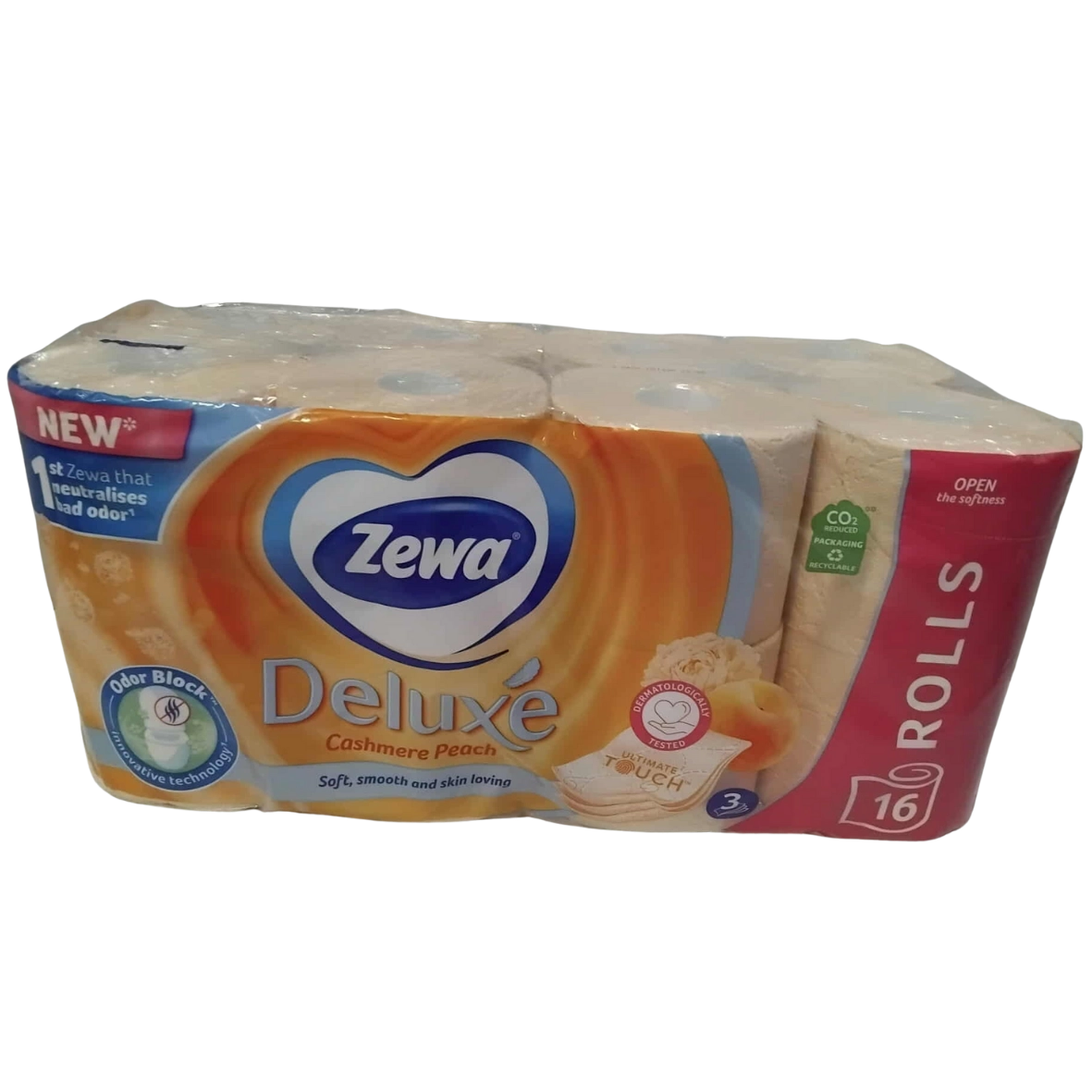 ZEWA DELUXE EÜ.PAPÍR CASH.PEACH 3RÉT.16T