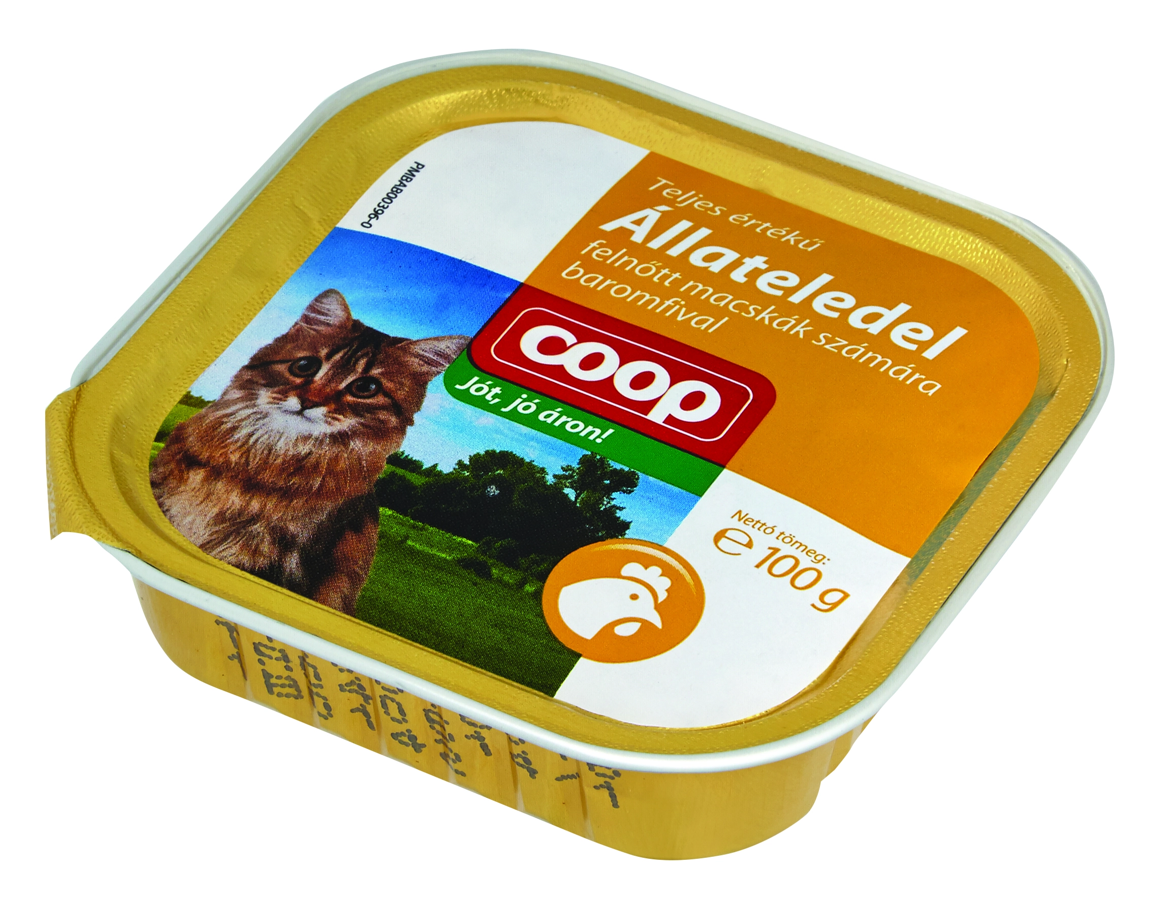 COOP MACSKAELEDEL ALUTÁLKÁS BAROMFI 100G