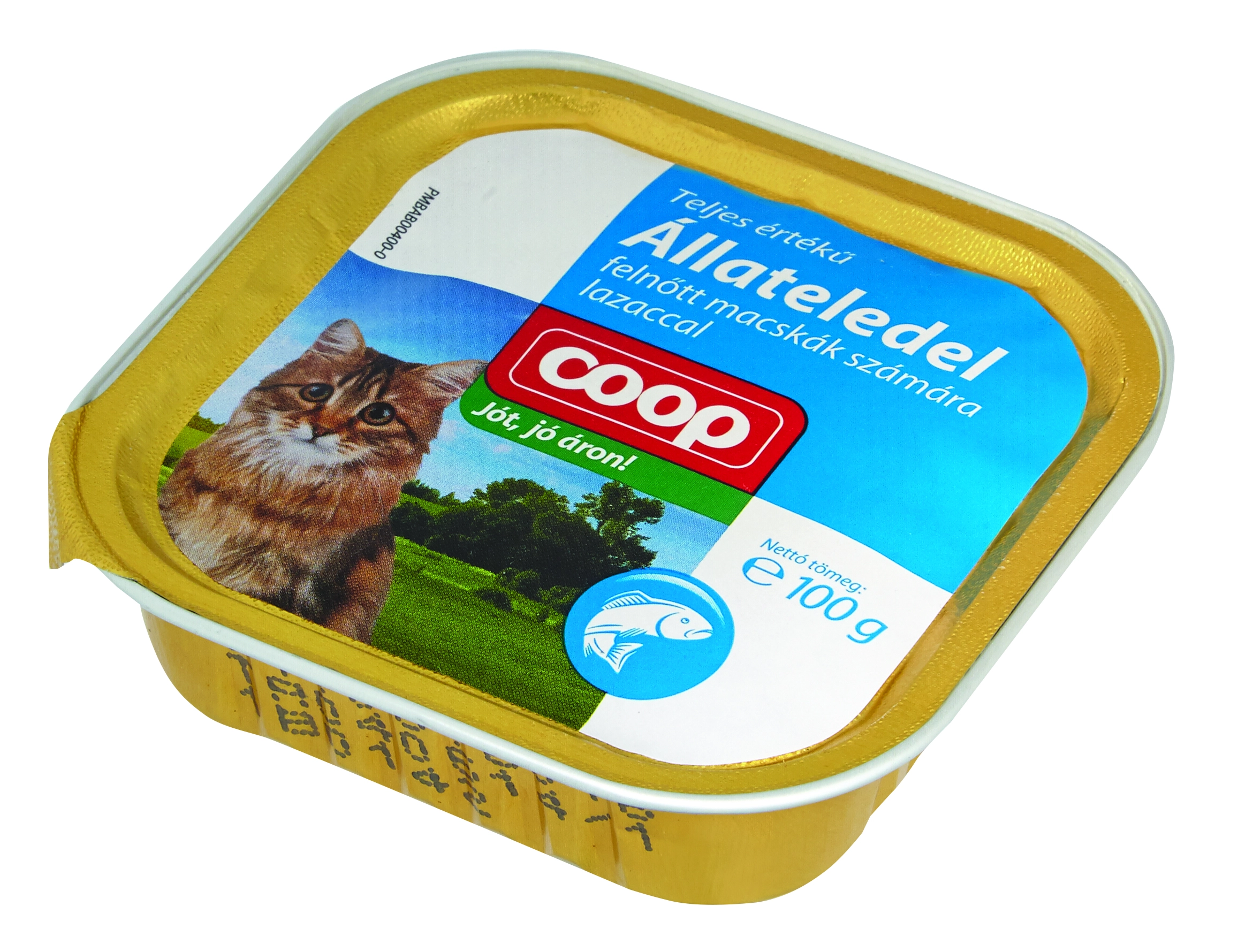 COOP MACSKAELEDEL ALUTÁLKÁS LAZAC 100G