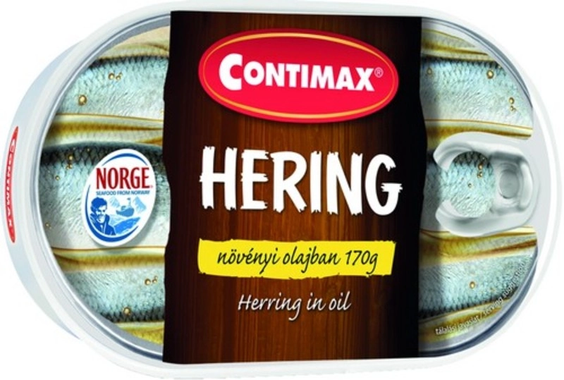 CONTIMAX HERING NÖVÉNYI OLAJ.170G/ 102G