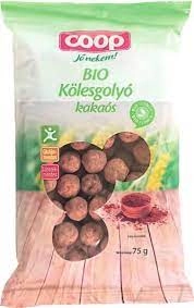 COOP JÓ NEKEM! BIO KÖLESGOLYÓ KAKAÓS 75G