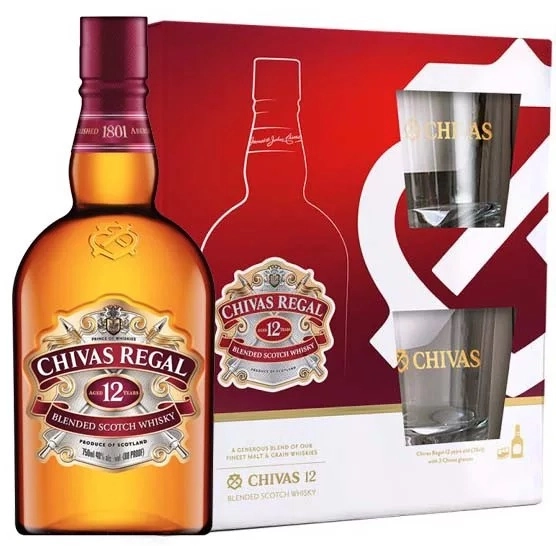 CHIVAS REGAL WHISKY 40% DD+2POH. 0,7L