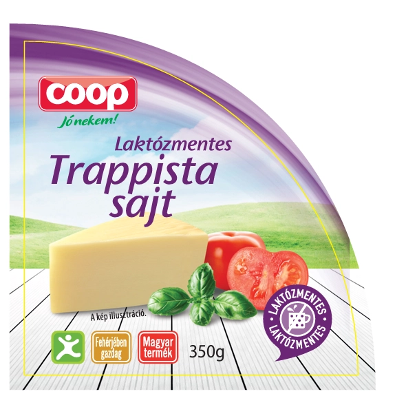 COOP JÓ NEKEM!LAKTÓZMENT.TRAPPISTA 350G