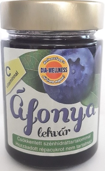 DIA-WELLNESS ÁFONYA LEKVÁR 380G