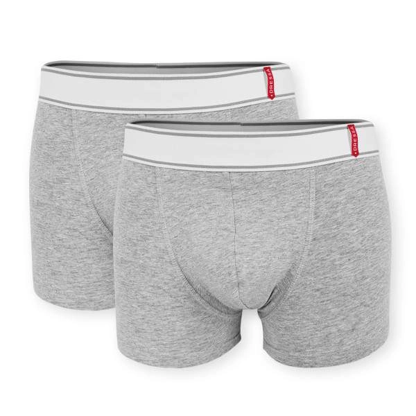 Dressa 133 pamut férfi boxer short – melírszürke – 2db