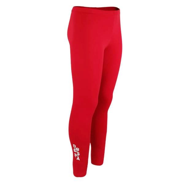 Dressa Jersey női pamut leggings – piros