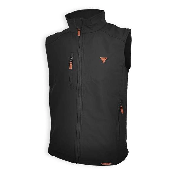 Dressa Softshell vízálló férfi mellény polár béléssel – fekete