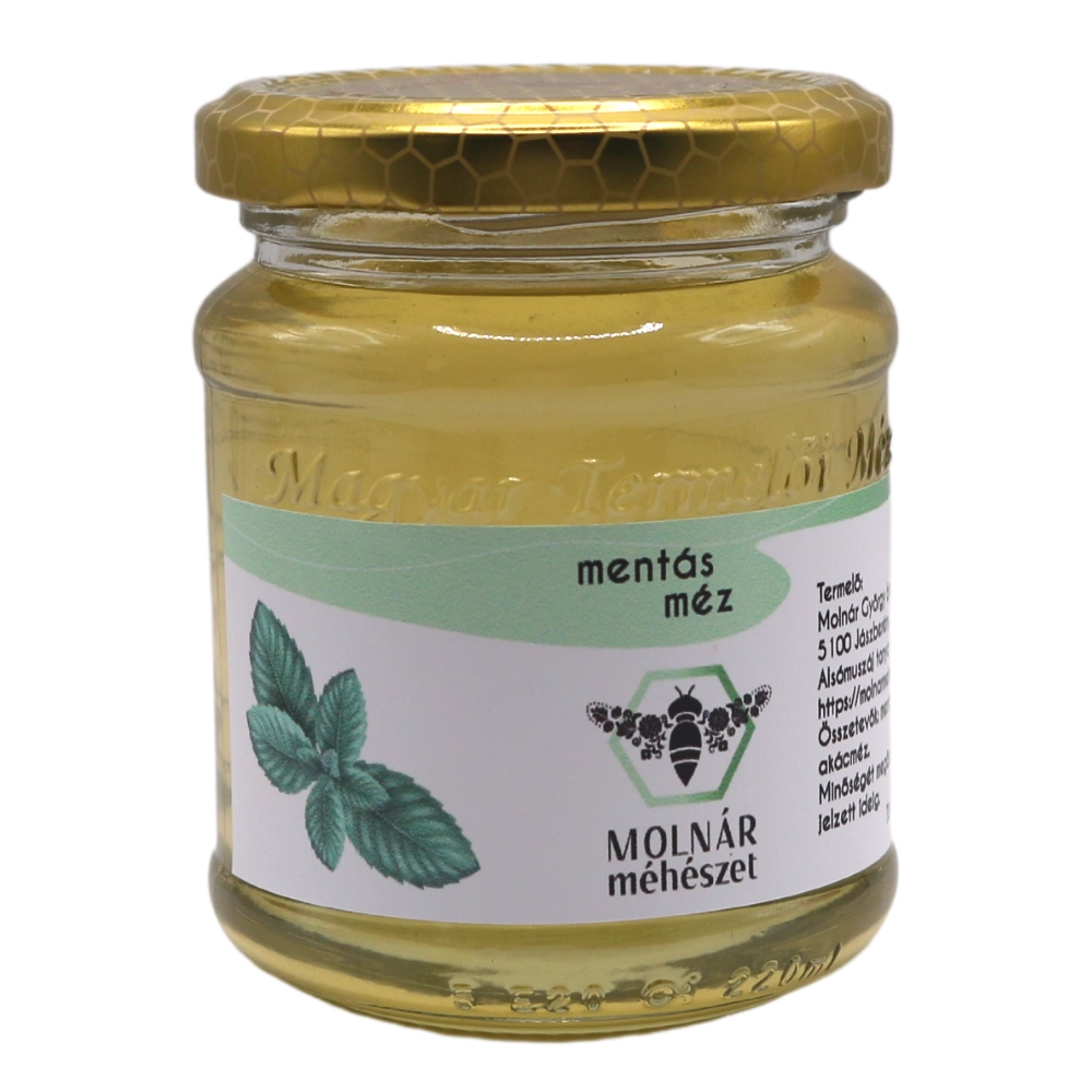 MENTÁS KRÉM MÉZ 250g – Molnár méhészet