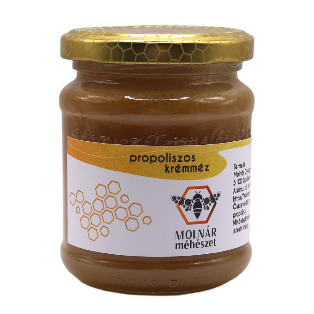 PROPOLISZOS KRÉM MÉZ 250G – Molnár méhészet