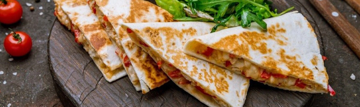 Vegetáriánus quesadilla