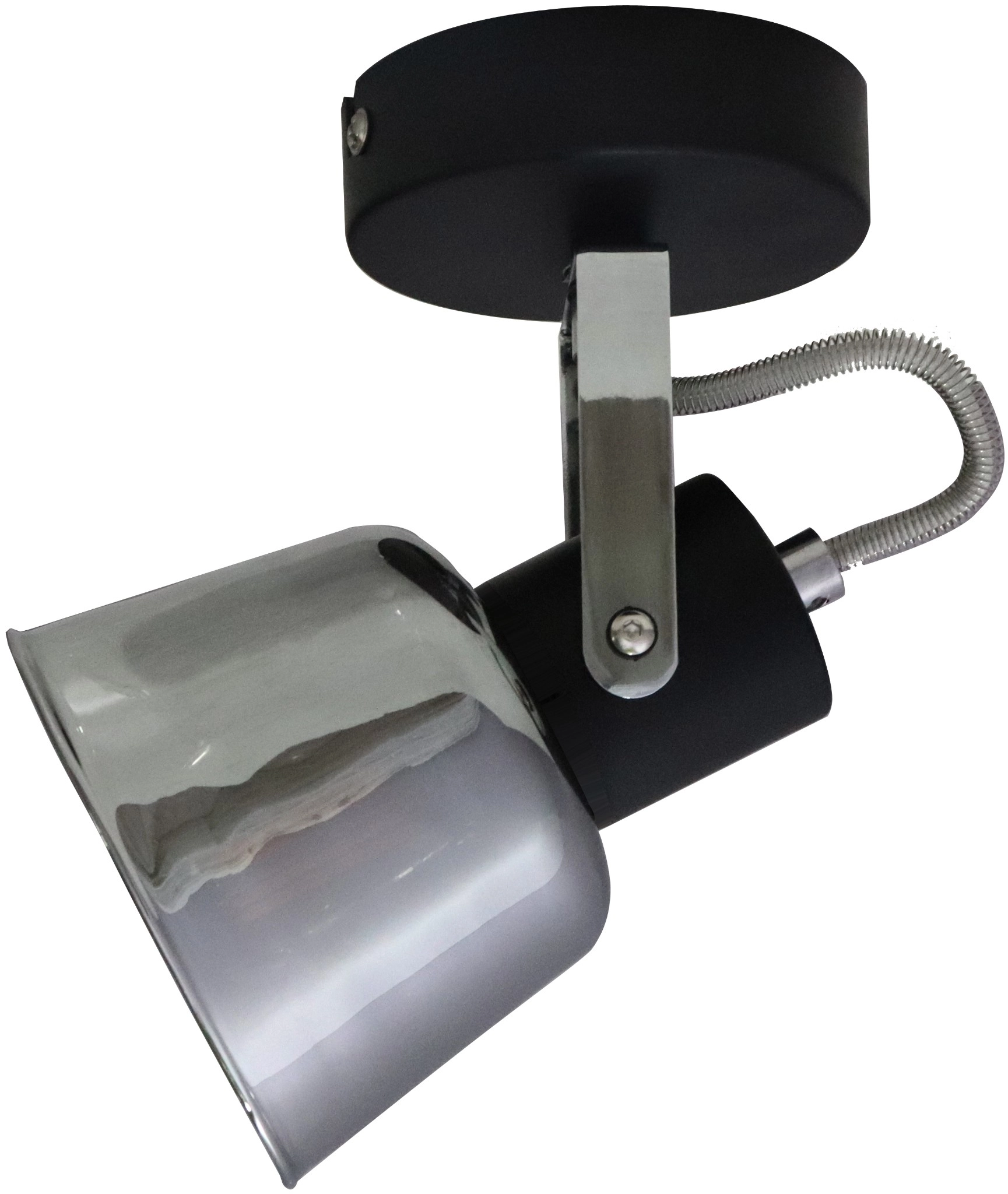 Avide Fali Lámpa Maya 1xE14 Foglalattal Fekete