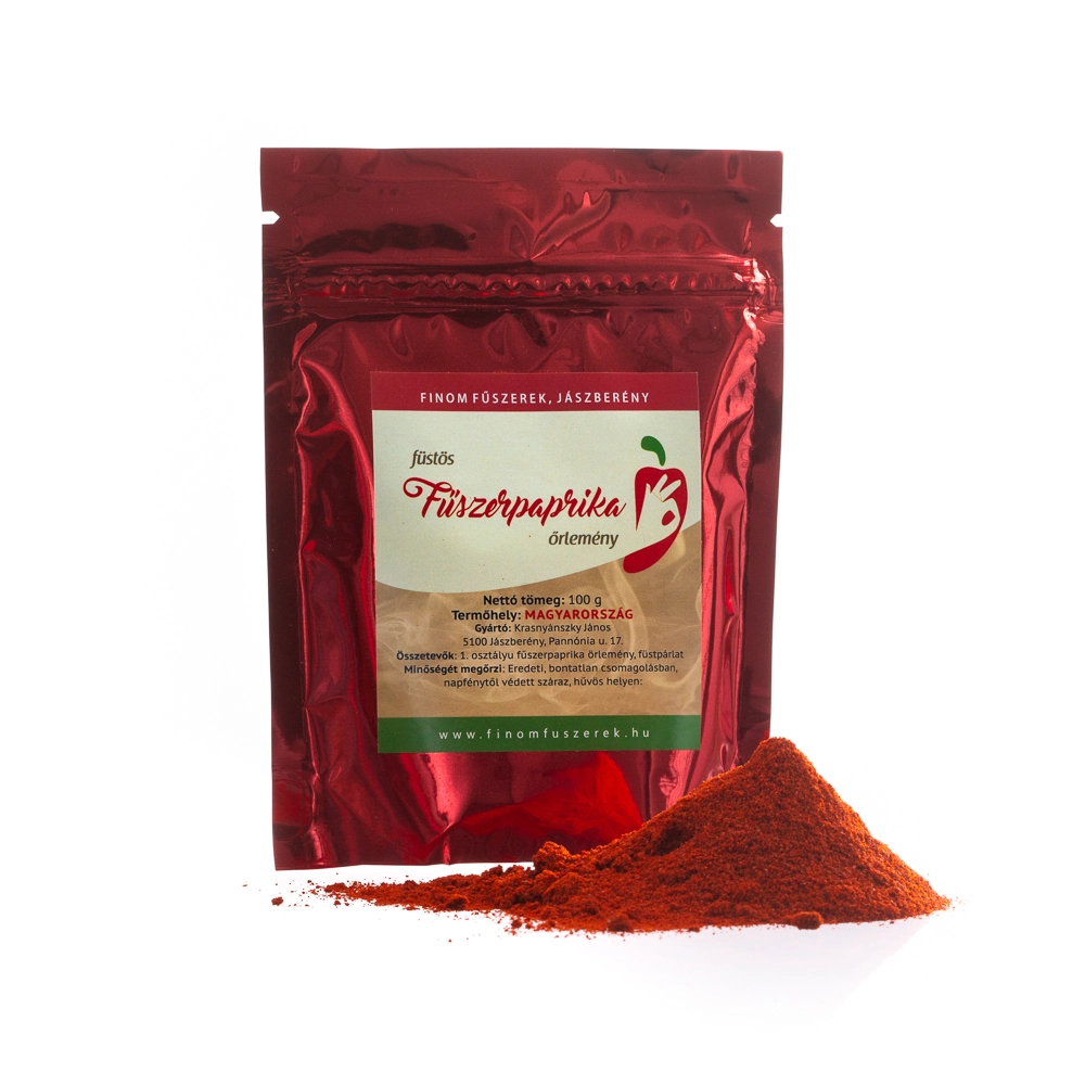 I.osztályú magyar füstölt fűszerpaprika őrölt 100g