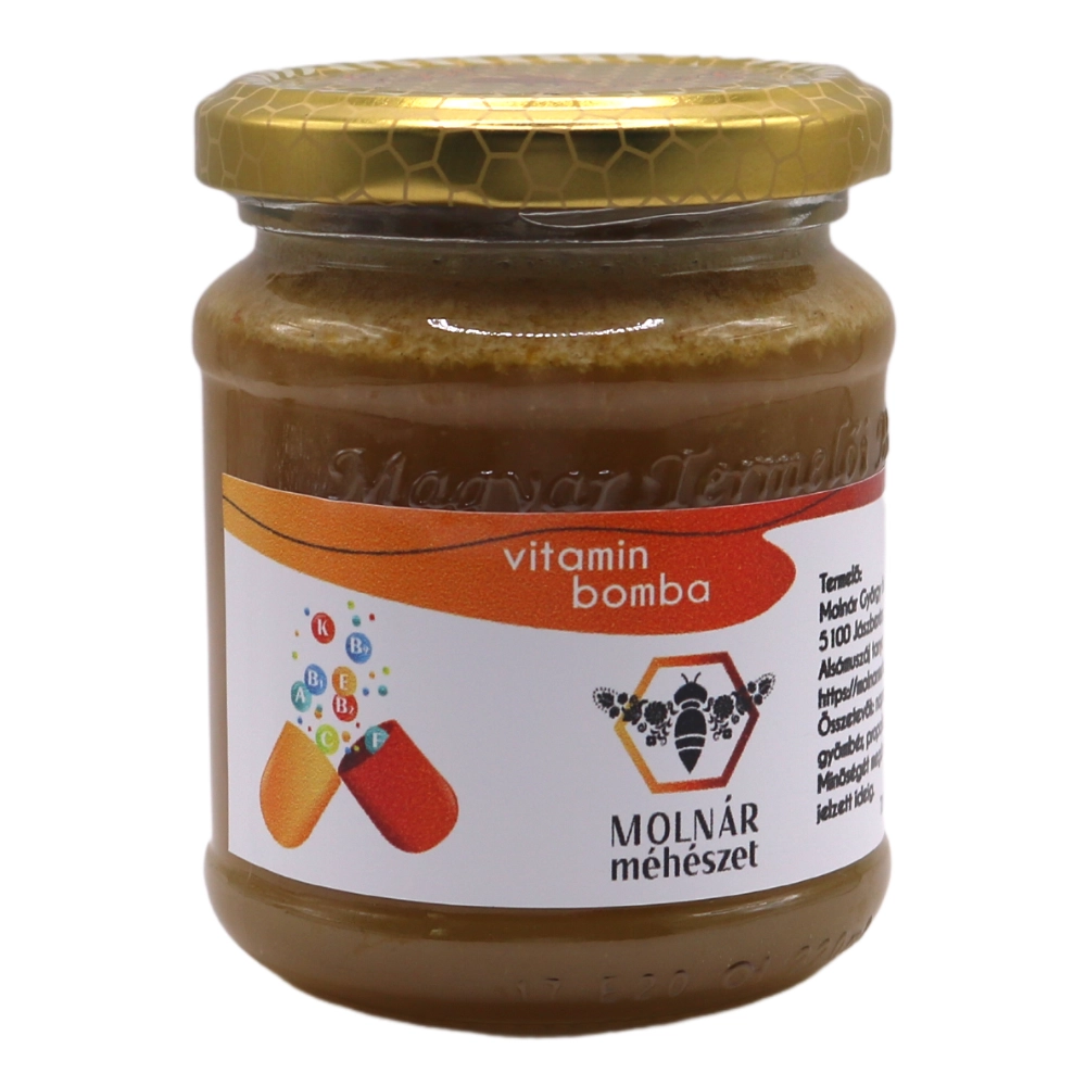 VITAMIN BOMBA MÉZ 250G – Molnár méhészet