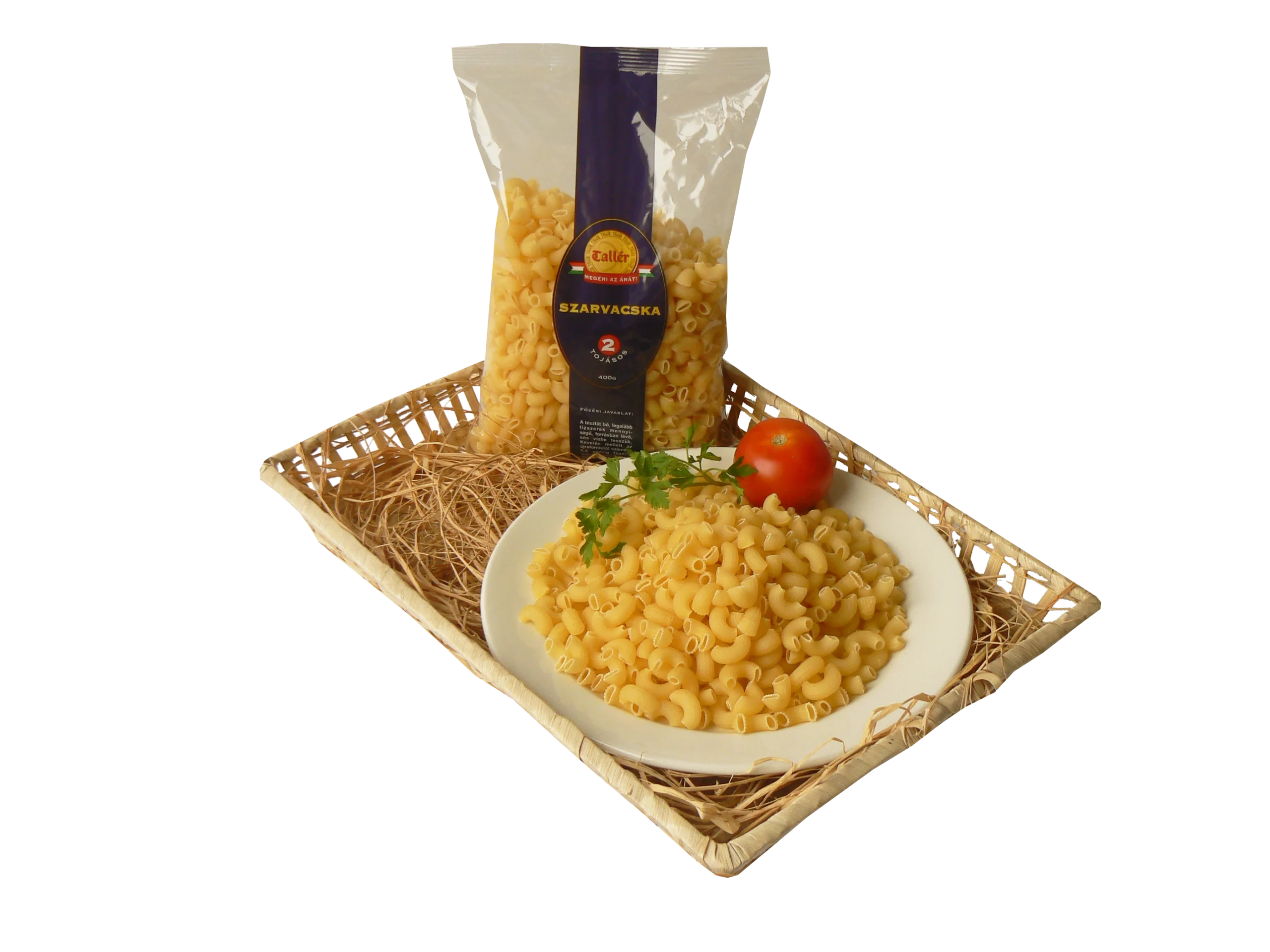 TALLÉR TÉSZTA 4TOJ.SZARVACSKA 400G