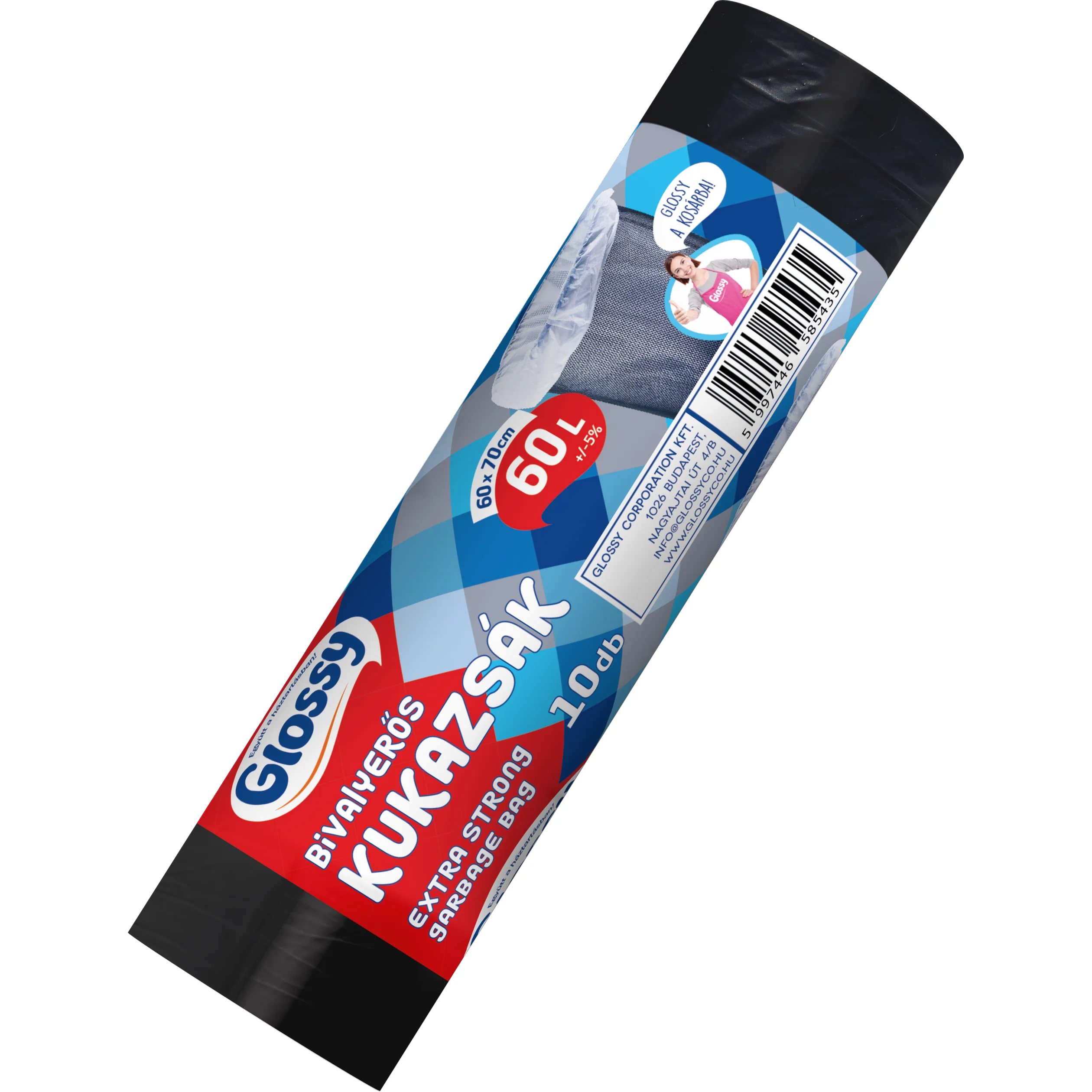 GLOSSY BIV.KUKAZSÁK 160L.80X110CM 10DB