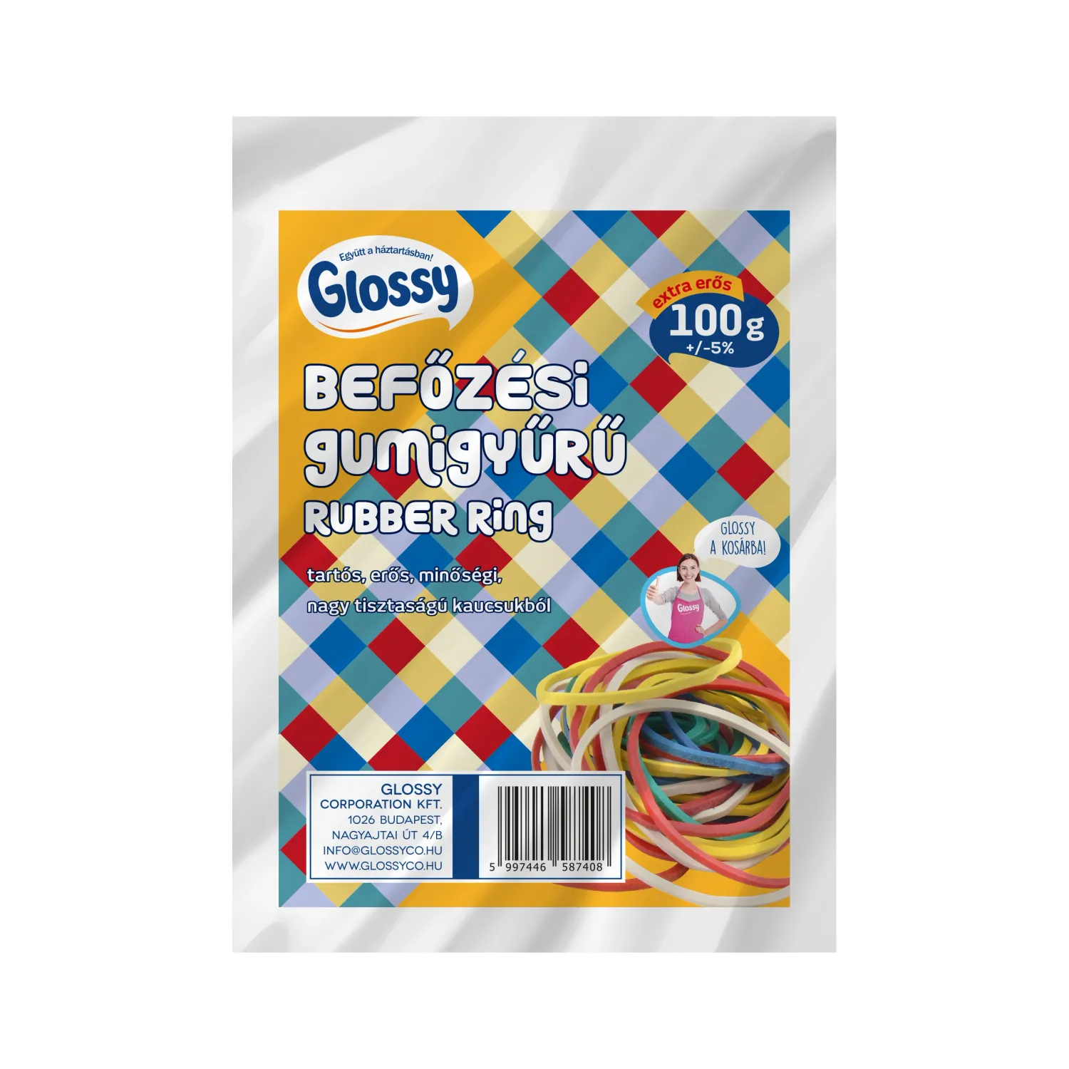 GLOSSY BEF?ZÉSI GUMIGY?R? 100G 100DB