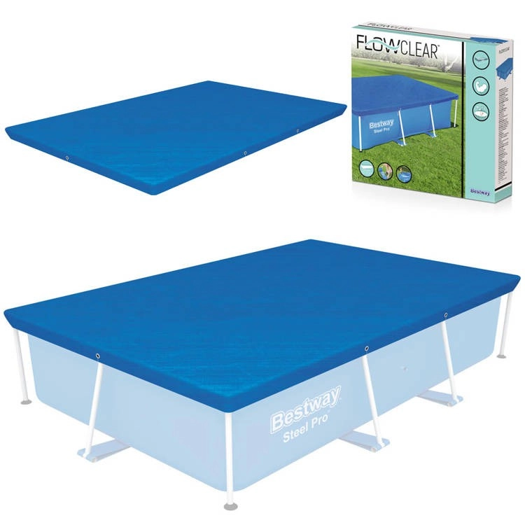 Bestway medence takaró fólia 400cm x 211cm x 81cm -es medencéhez