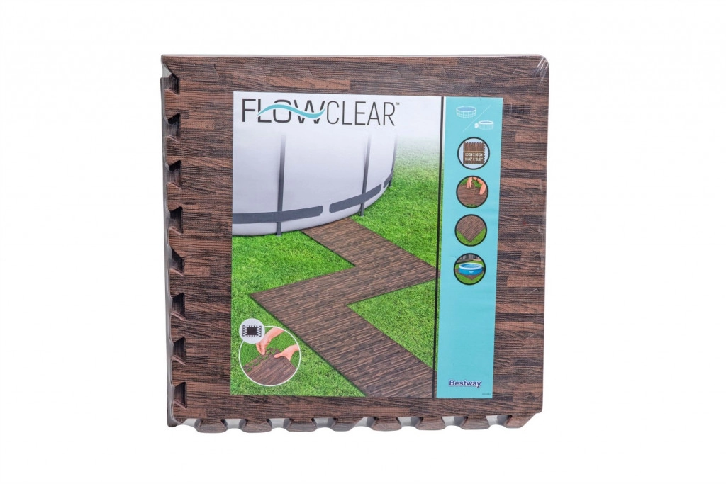 BESTWAY Habszőnyeg kerti úszómedencéhez  12 db 50 x 50 cm