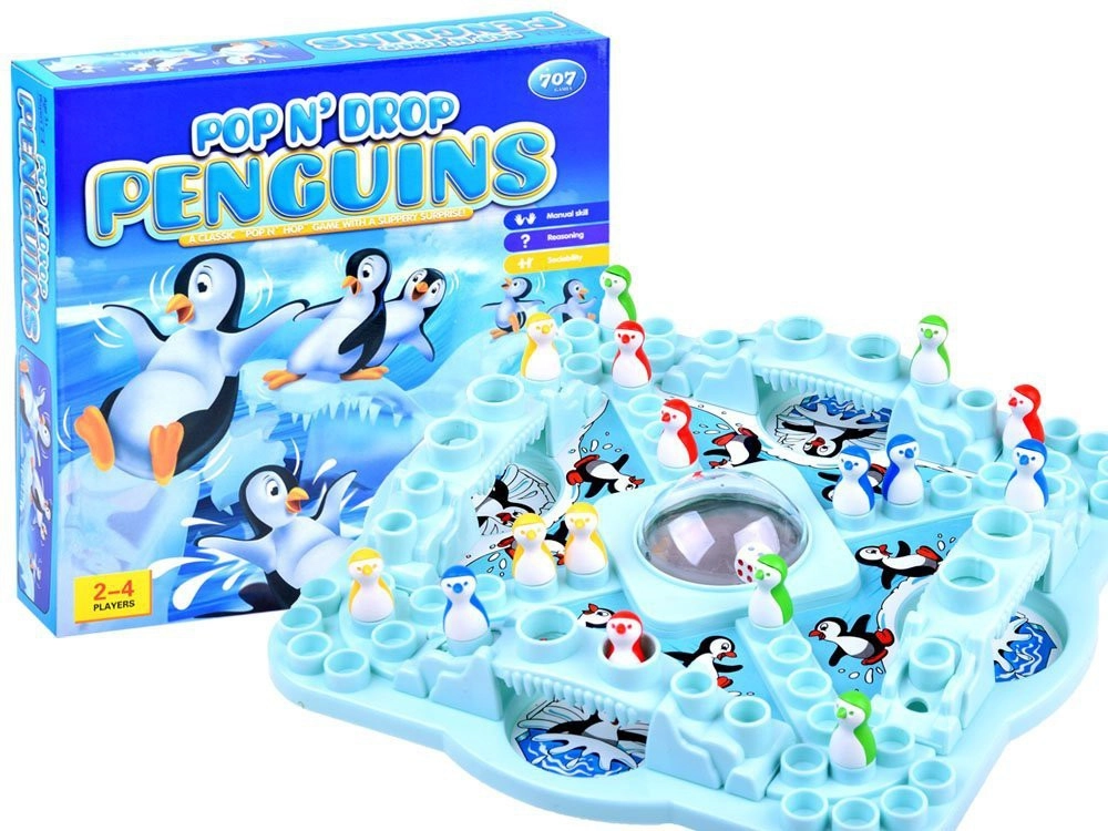 Pop and Drop penguins – Csúszkáló pingvinek