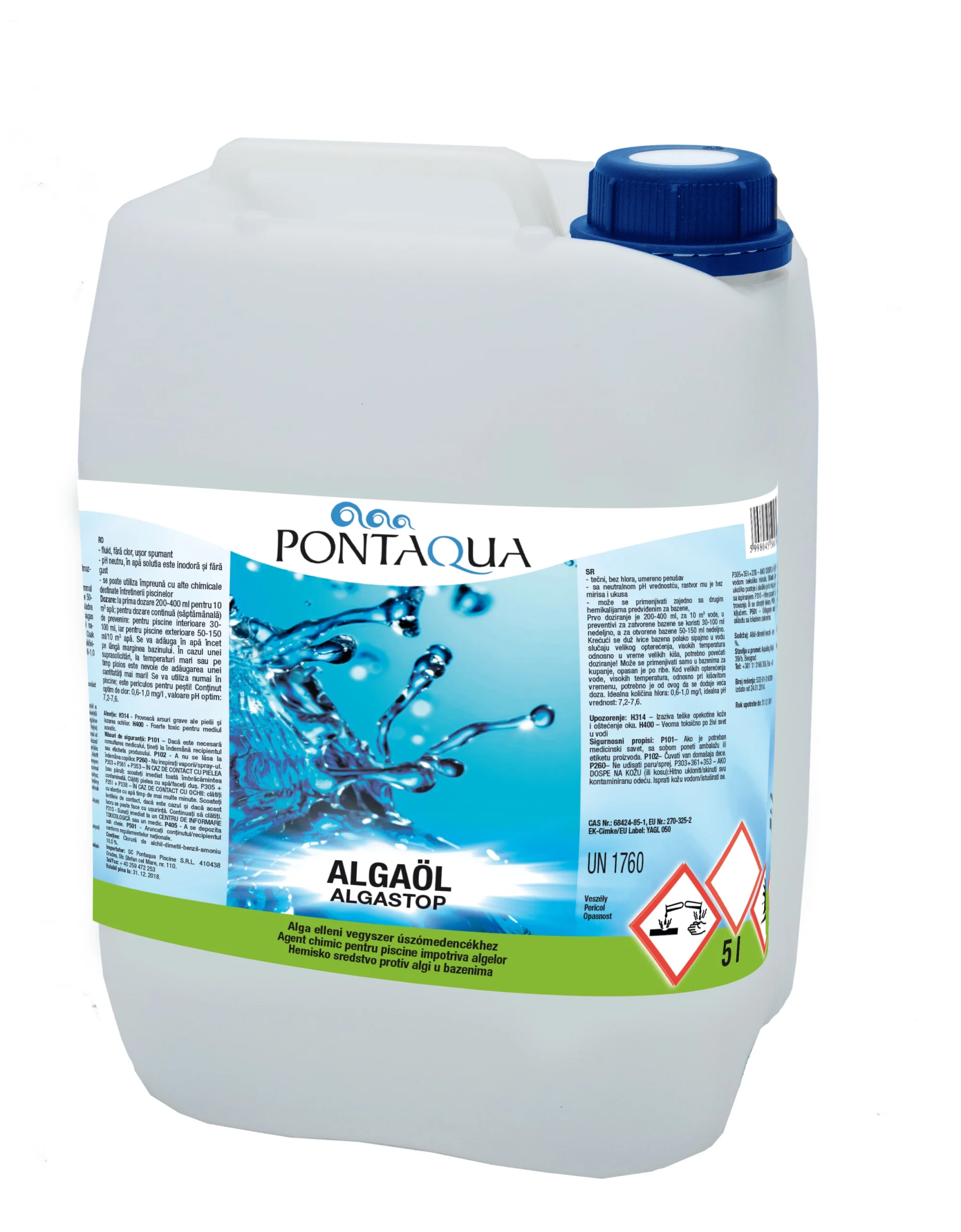 Algaöl 5 literes algaölő – Pontaqua