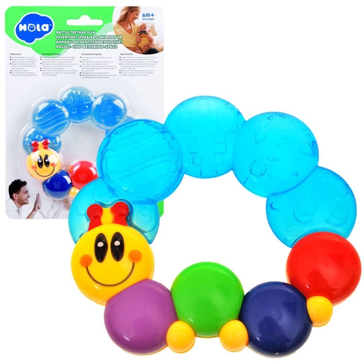 Színes hernyó alakú rágóka