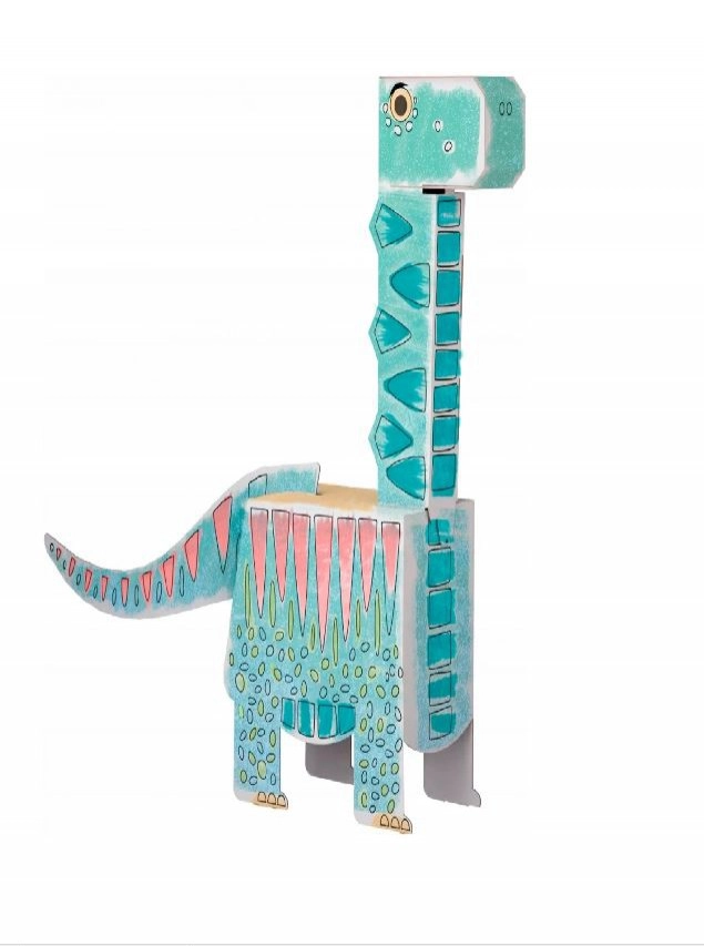 „Brontosaurus” 3D dinoszaurusz kifestőkönyv