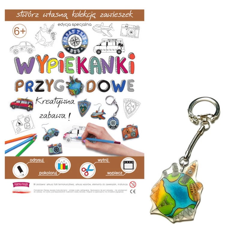 Süthető zsugorfólia kreatív készlet  – földkörüli utazás