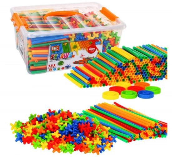 Nagyméretű blokk készlet 800 darab építőelemmel