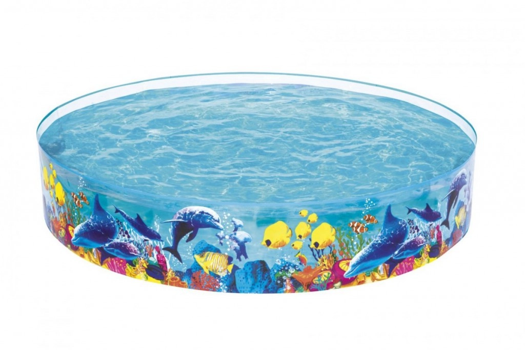 Átlátszó PVC falú gyerekmedence 244 x 46 cm – Bestway