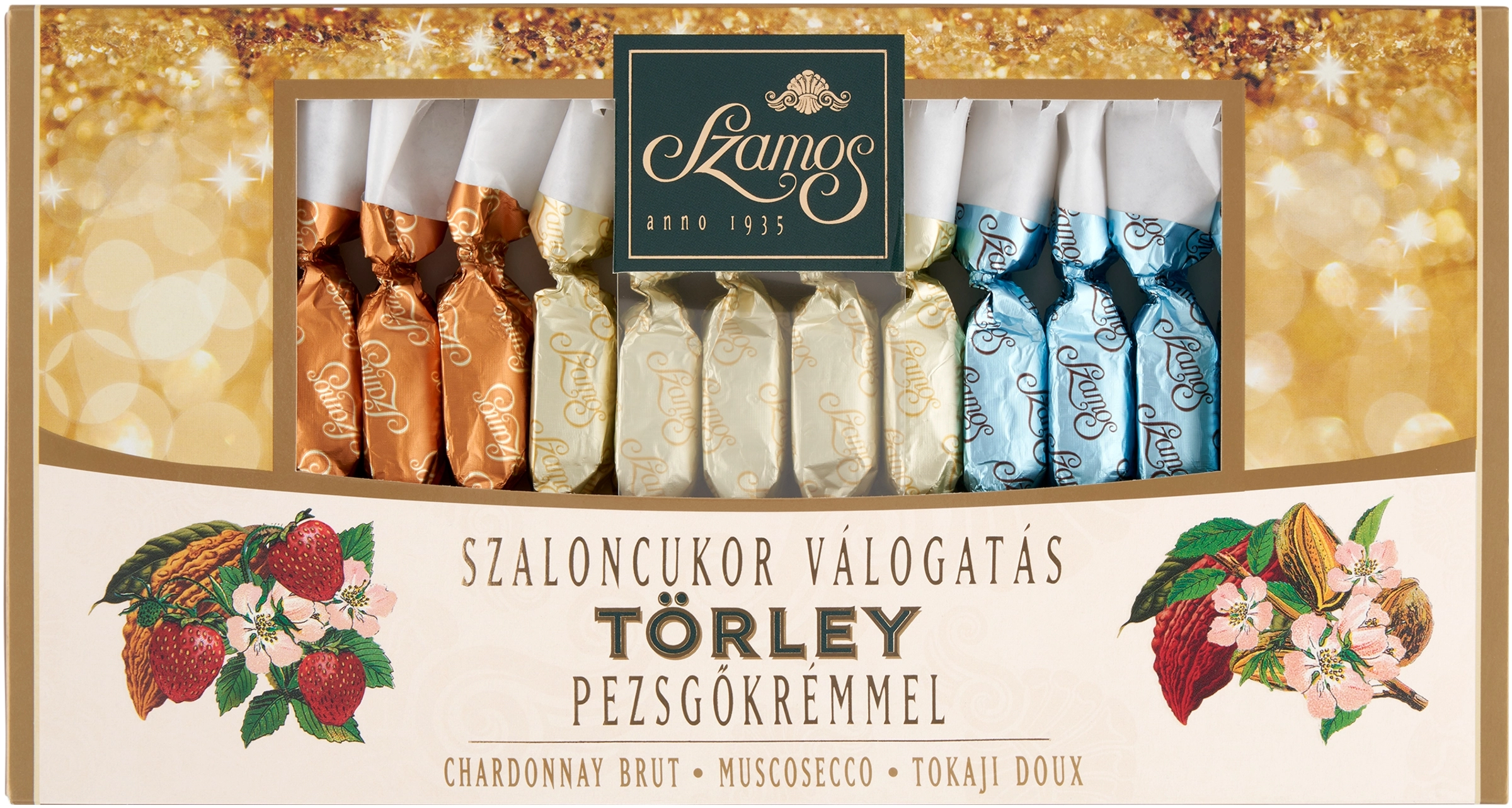 Szamos szaloncukor válogatás Törley pezsgőkrémmel 150 g