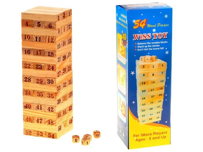 Jenga társasjáték 2-6 fő részére