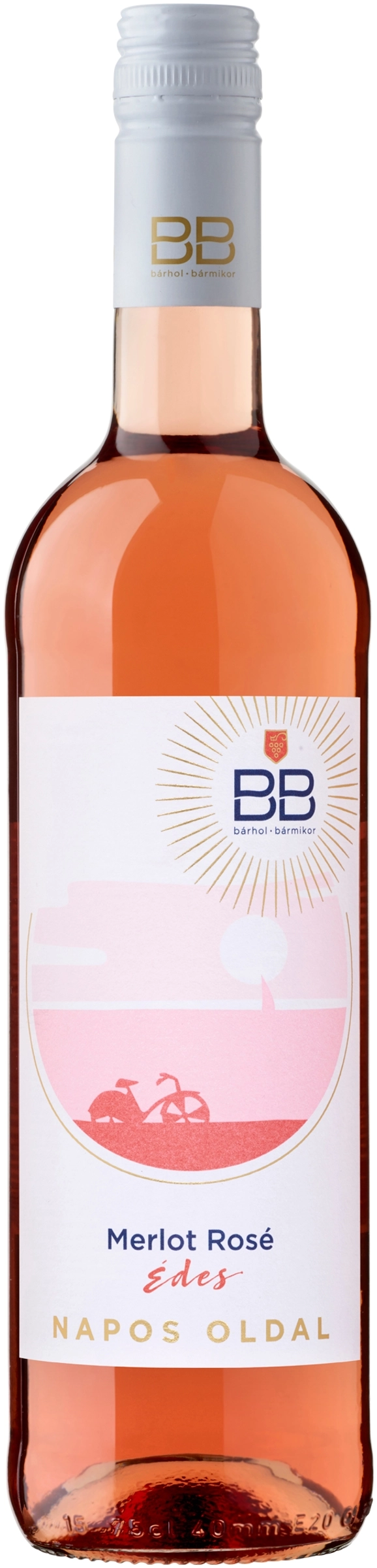 BB NAPOS OLD.MERLOT ROSÉ ÉDES ÜV. DRS 0.75L