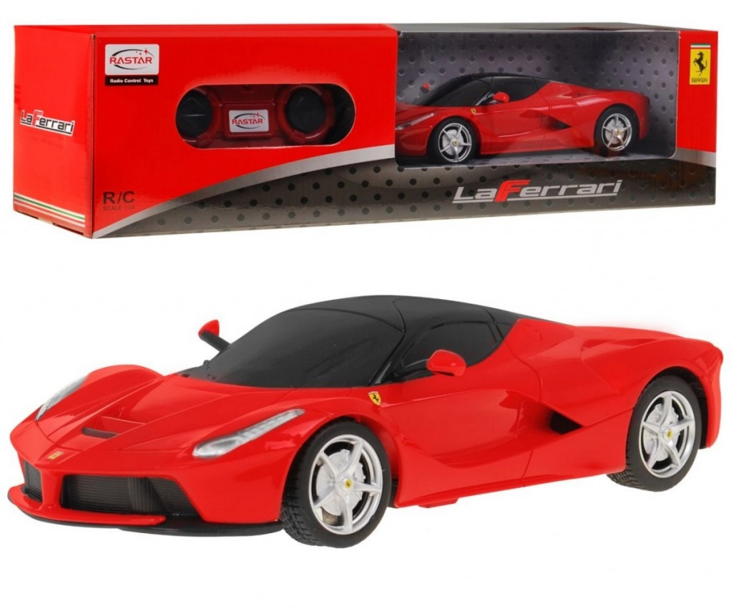 LaFerrari piros távirányítós autó 1:24 arányban