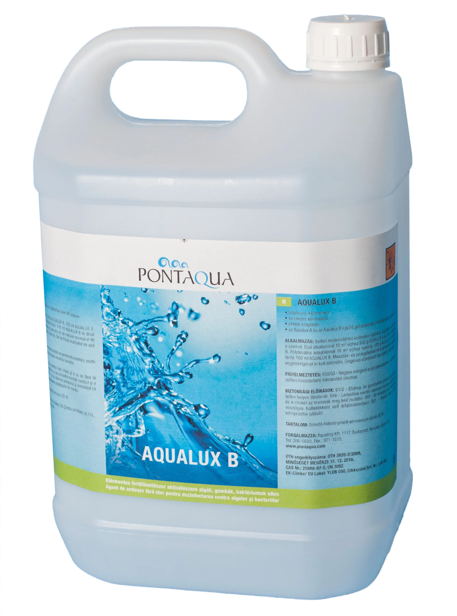 Aqualux B 5L /O2 aktiváló szer – Pontaqua