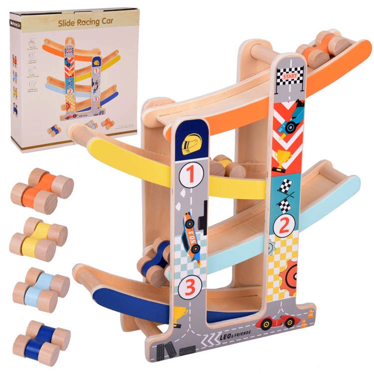 Fa csúszdás autópálya