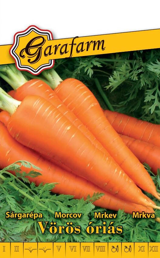 Garafarm zöldség Sárgarépa Vörös óriás 4g