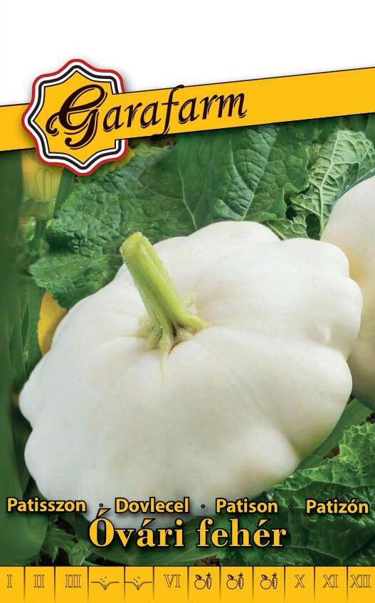 Garafarm zöldség Patisszon Óvári fehér 2g