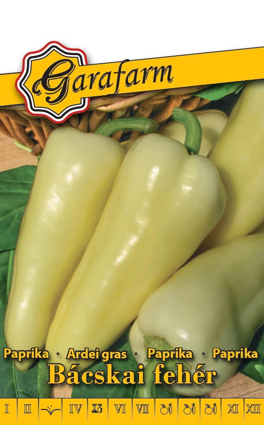 Garafarm zöldség Paprika Bácskai fehér 0,5g