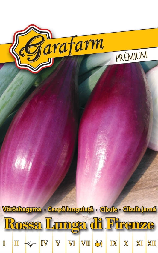 Garafarm Premium zöldség Vöröshagyma Rossa Lunga di Firenze 1g