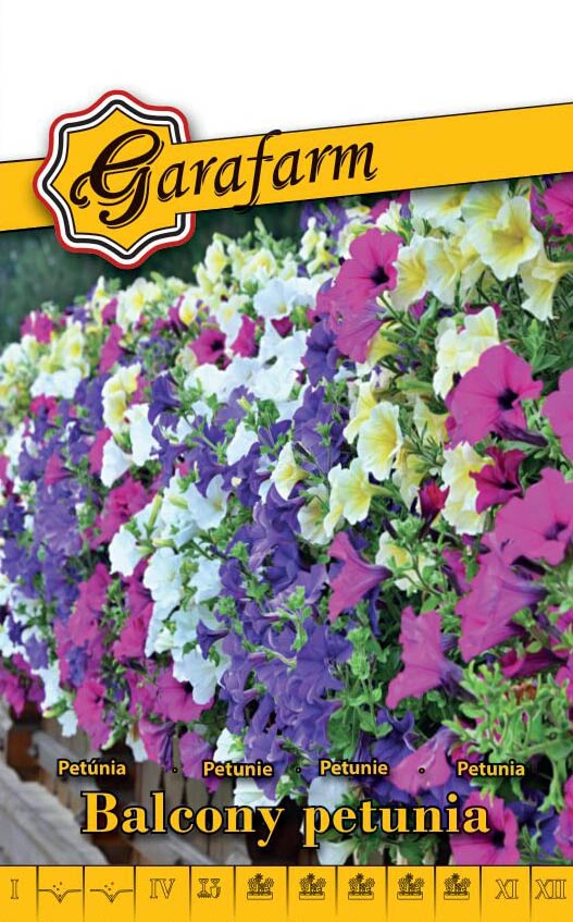 Garafarm virág Petúnia Balkon színkeverék 0,1g