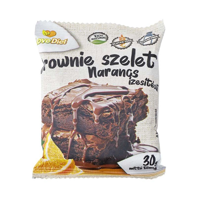 LOVE DIET BROWNIE NARANCS ÍZŰ 30G