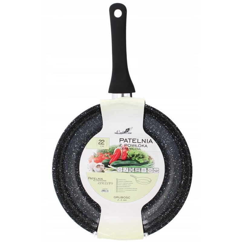 Serpenyő 22cm 2,3 mm-es kerámia bevonattal (indukciós)