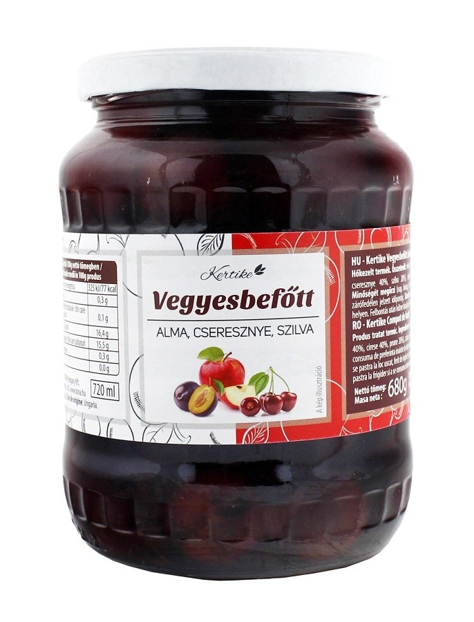 KERTIKE VEGYES BEFŐTT 680G/ 350G