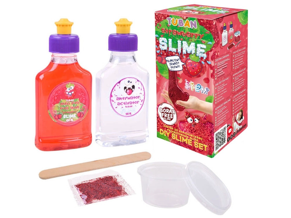 Tuban szuper slime készlet – Eper