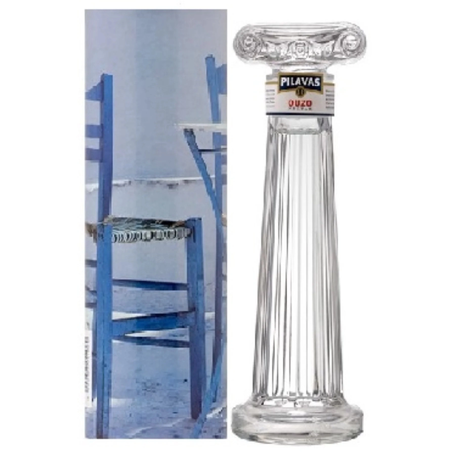 PILAVAS OUZO KOLONA 40% PAPÍR DD 0.5L