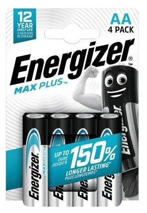 Energizer Max Plus Alkáli Ceruza Elem AA B4 4DB EMPAA