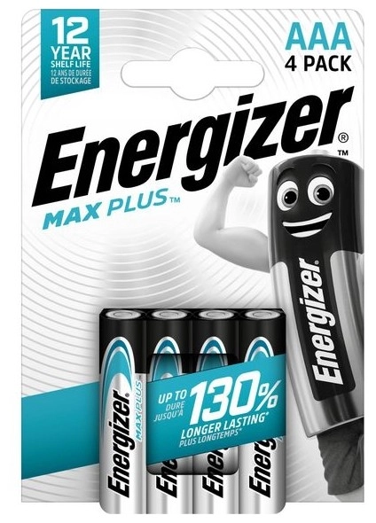 Energizer Max Plus Alkáli Mikro Elem AAA B4 4db EMPAAA