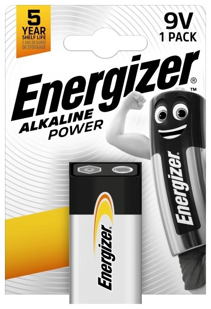 Energizer Power Alkáli 9V Elem B1 1db EP9V