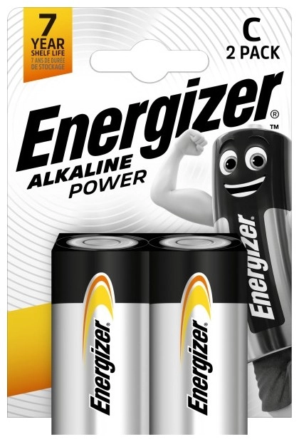 Energizer Power Alkáli Baby Elem C B2 2db EPC